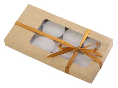 Свечи чайные с предсказаниями Surprise: 8 свечей, белые фото