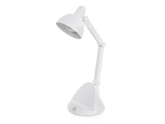 Светильник настольный с функцией беспроводной зарядки Evolt Bendy, 5 Вт, белый фото