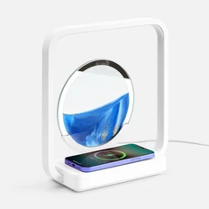 Светильник Molti Sandflow с беспроводной зарядкой, белый фото