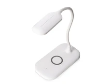 Светильник настольный с беспроводной зарядкой Evolt Nimble, 10 Вт, белый фото
