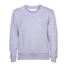 Свитшот детский Stan 63J, футер без начеса, 260 гр/м2, серый фото