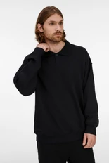 Свитшот оверсайз унисекс Andor S6, черный фото