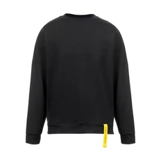 Свитшот со спущенным плечом, черный фото