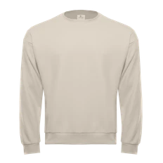 Свитшот унисекс Stan 96, футер без начеса, 350 гр/м2, бежевый фото