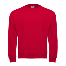 Свитшот унисекс Stan 96, футер без начеса, 350 гр/м2, красный фото