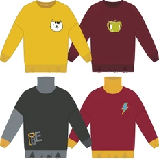 Свитер оверсайз Tricksy Net Grange, полушерсть, на заказ фото