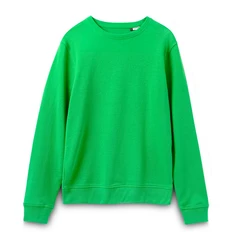 Свитшот унисекс B&C BNC Organic, зеленый фото