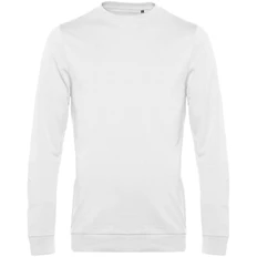 Свитшот унисекс B&C Set In, белый фото
