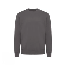 Свитшот из переработанного хлопка Iqoniq Kruger, 340 г/м², темно-серый фото