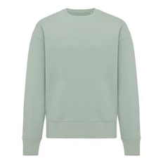 Свитшот из переработанного хлопка Iqoniq Kruger, 340 гр/м2, зеленый фото