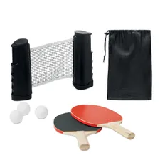Теннис настольный Ping Pong, черный / красный фото
