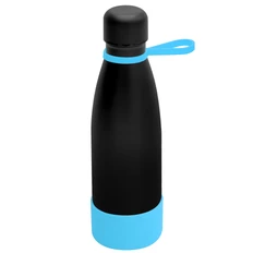 Термобутылка герметичная вакуумная Olivia To Go, черная / бирюзовая фото