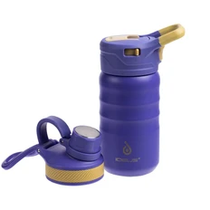 Термобутылка Ideus Fujisan 2.0, 355 мл, фиолетовая / желтая фото