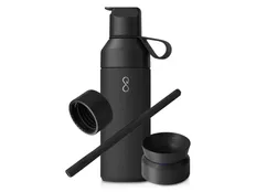 Термобутылка с модульными крышками Ocean Bottle 3 в 1, черная фото