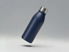 Термобутылка вакуумная c медной изоляцией Waterline Brottle, тубус, 600 мл, синяя фото