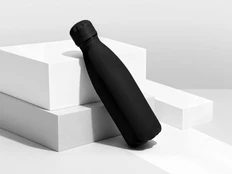 Термобутылка вакуумная Color It Vacuum Bottle C1, soft touch, 500 мл, черная фото