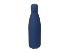 Термобутылка вакуумная Color It Vacuum Bottle C1, soft touch, 500 мл, синяя фото