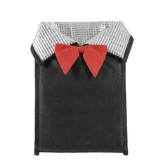 Термочехол на бутылку Фрак, черный, красный фото