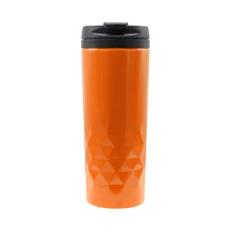 Термокружка Edge, 500 мл, оранжевая / черная фото
