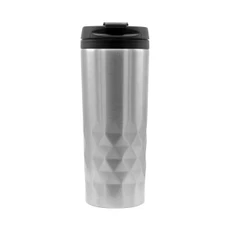 Термокружка Edge, 500 мл, серебряная / черная фото