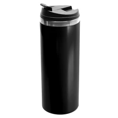 Термокружка Honor, черная / серая фото