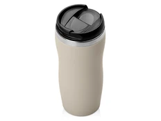 Термокружка Mony Steel, soft-touch, бежевая фото