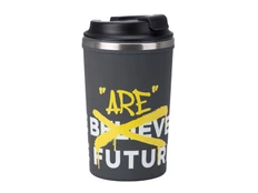 Термокружка на присоске Waterline Kick, 350 мл, серая фото