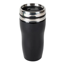 Термокружка Promo, 450 мл, металл/пластик, черная фото