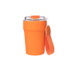 Термокружка вакуумная Portobello Monaco, 400 мл, оранжевая фото