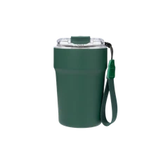 Термокружка вакуумная Portobello Monaco, 400 мл, темно-зеленая фото