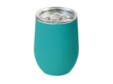 Термокружка вакуумная с непротекаемой крышкой Waterline Sense Gum, soft touch, бирюзовая фото