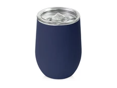 Термокружка вакуумная с непротекаемой крышкой Waterline Sense Gum, soft touch, синяя фото