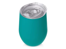 Термокружка вакуумная Waterline Sense Gum, soft-touch, бирюзовая фото