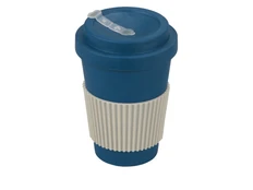 Термокружка из натуральных волокон Muffin, синяя фото