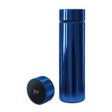 Термос гальванический c датчиком температуры Cofer Reactor, синий фото