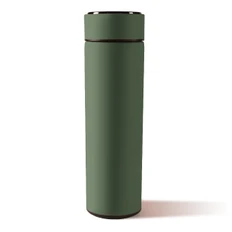 Термос Mark LED Soft Touch, 500 мл, зеленый фото