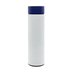 Термос с датчиком температуры Reactor duo white, 450 мл, белый / синий фото