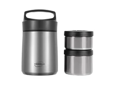 Термос с двумя контейнерами Thermos THERMOcafe TCLB-1480SY, 1480 мл, серебристый фото
