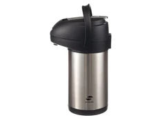 Термос с помпой Stinger, 3000 мл, серебристый фото