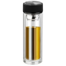 Термос стеклянный с инфьюзером Steelite, черный фото