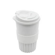 Термостакан Classic White Green Line, 350 мл, белый фото