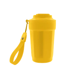 Термостакан Cofer Tedge, желтый фото