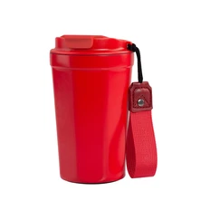 Термостакан Eclipse, 400 мл, покрытие пудра, красный фото