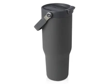 Термостакан из меди и переработанной нержавеющей стали Bronx, 900 мл, серый фото