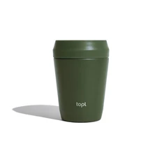 Термостакан из переработанной стали с крышкой 360° Topl, 235 мл, зеленый фото