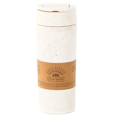 Термостакан с двойной стенкой Smile, бежевый фото