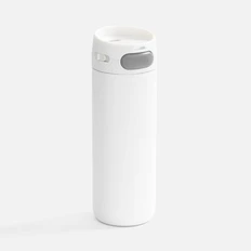 Термостакан с цветной кнопкой Andor X1, 590 мл, белый / серый фото