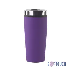Термостакан Softouch «Европа», soft touch, 500 мл, фиолетовый фото