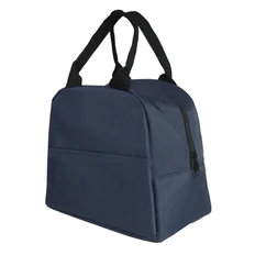 Термосумка Lunch, темно-синяя фото