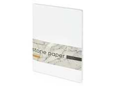 Тетрадь с каменной бумагой Bruno Visconti Carrara А5, белая фото